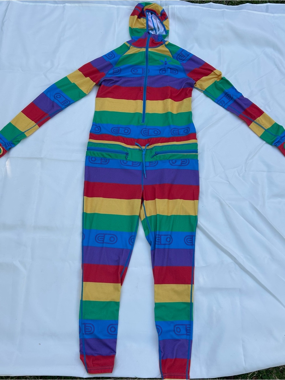 Airblaster Ninja Suit Men S Rainbow Skiing Snowboard Base Layer One Piece